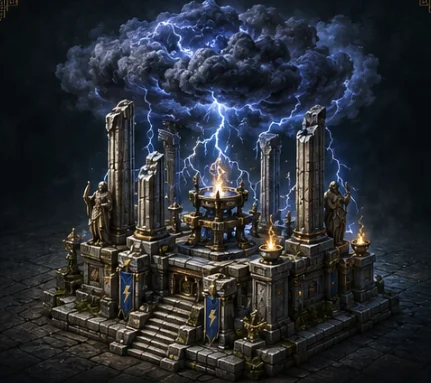 Storm Altar tower artwork