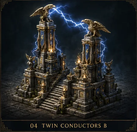 Twin Conductors tower artwork
